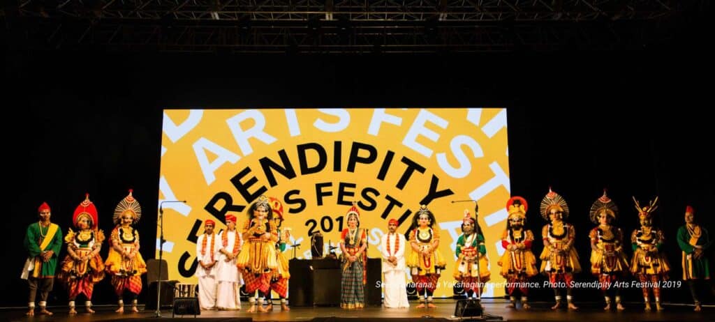 Seetapaharana, a Yakshagana performance. Photo: Serendipity Arts Festival 2019 | Serendipity Arts Festival Impact Analysis Study